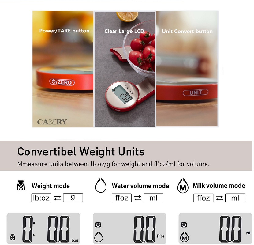 rechargeable kitchen scale